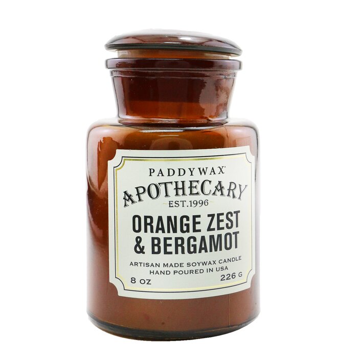 Apothecary Candle - Orange Zest & Bergamot - 226g/8oz