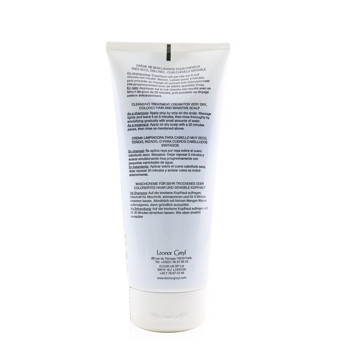 Creme Aux Fleurs Cleansing Treatment Cream Shampoo (for Very Dry Hair & Sensitive Scalp) - 200ml/7oz