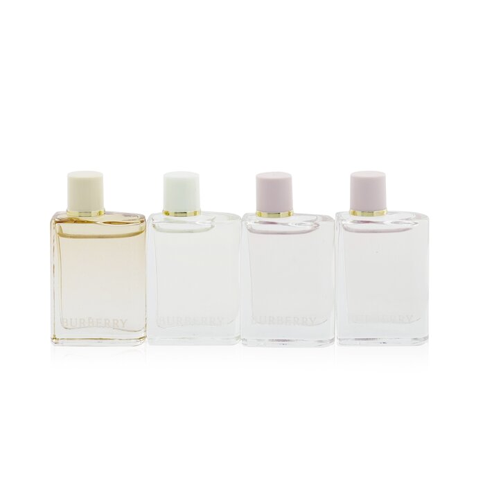 Burberry Her Miniature Coffret: 2x Eau De Parfum + Eau De Toilette + London Dream Eau De Parfum - 4x5ml/0.16oz