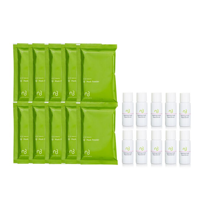Qi Of Beauty Soothing Mask Set: - 10applications
