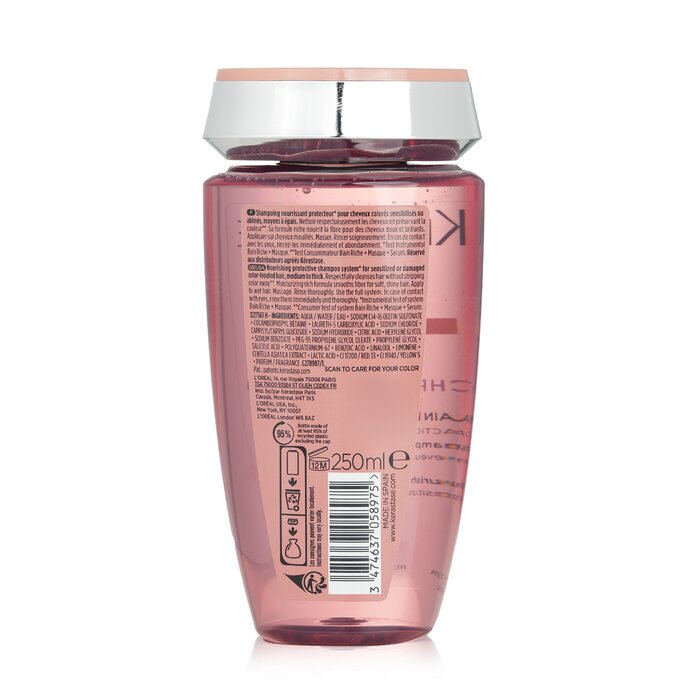 Chroma Absolu Bain Riche Chroma Respect Shampoo (for Sensitized Or Damaged Color-treated Hair) - 250ml/8.5oz