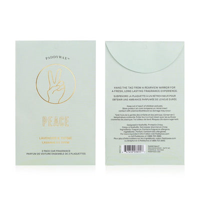 Impressions Car Fragrance - Peace - 2packs