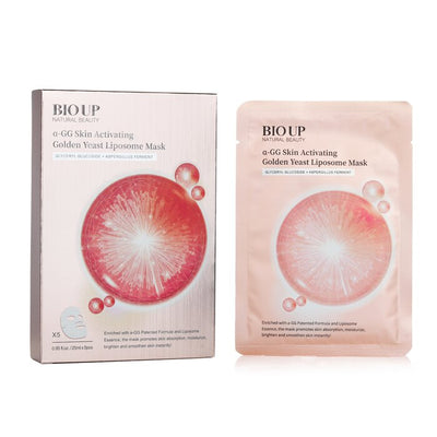 Bio Up A-gg Skin Activating Golden Yeast Liposome Mask - 5 x 25ml/0.84oz