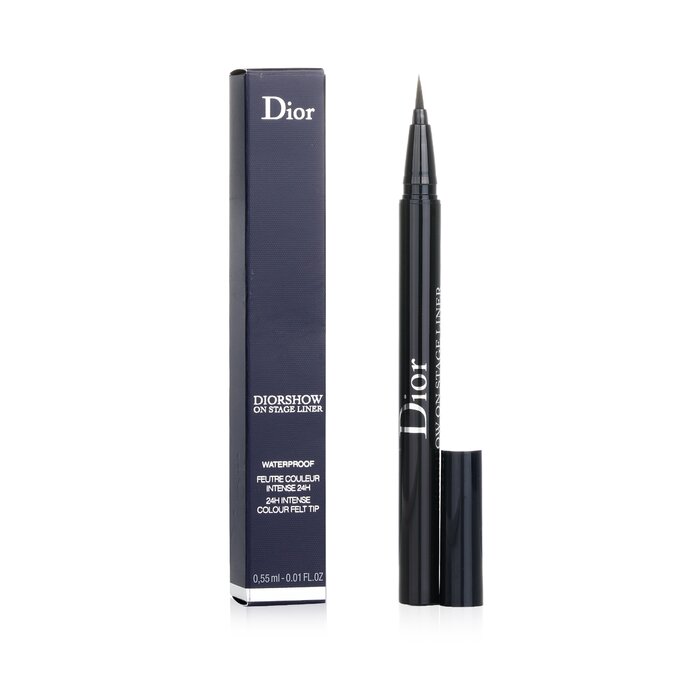 Diorshow On Stage Liner Waterproof Liquid Eyeliner - # 096 Satin Black - 0.55ml/0.01oz