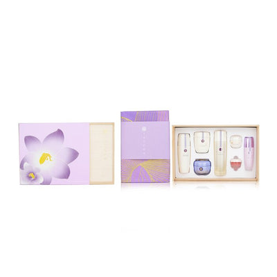 Special Edition Luxury Kiri Set: The Camellia Cleansing Oil, The Rice Polish, The Essence, The Dewy Skin Cream, The Silk Peony, The Kissu Lip Mask,