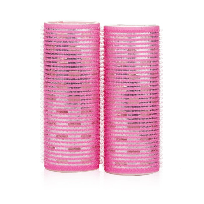Velcro Aluminium Roller, 40mm, Pink - 2pcs