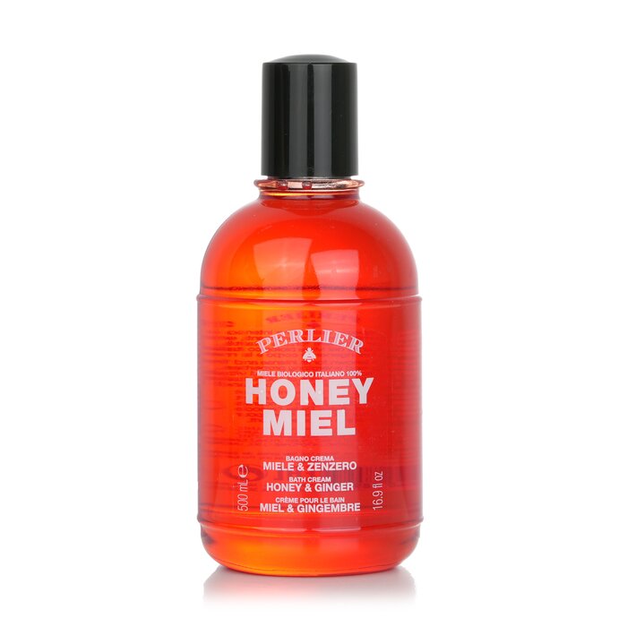 Honey Miel Honey & Ginger Bath Cream - 500ml/16.9oz
