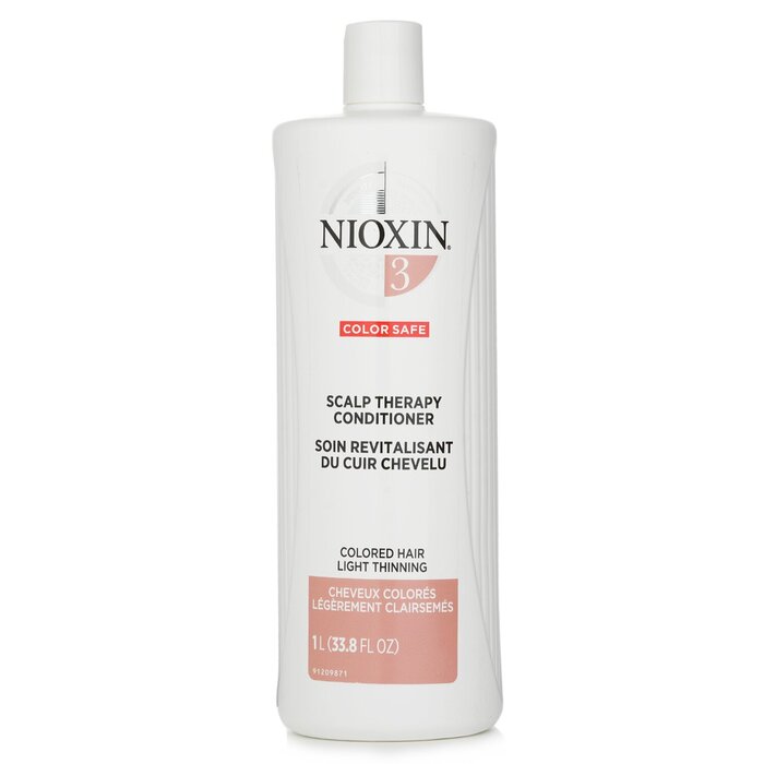 Density System 3 Scalp Therapy Conditioner (colored Hair, Light Thinning, Color Safe) - 1000ml/33.8oz