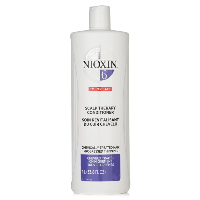 Density System 6 Scalp Therapy Conditioner (chemically Treated Hair, Progressed Thinning, Color Safe) - 1000ml/33.8oz