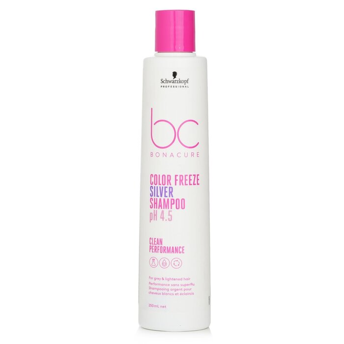 Bc Bonacure Ph 4.5 Color Freeze Silver Shampoo (for Grey & Lightened Hair) - 250ml/8.4oz