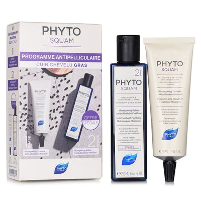 Phytosquam Kit: Intensive Shampoo 125ml/4.22oz + Purfiying Shampoo 250ml/8.45oz - 2pcs