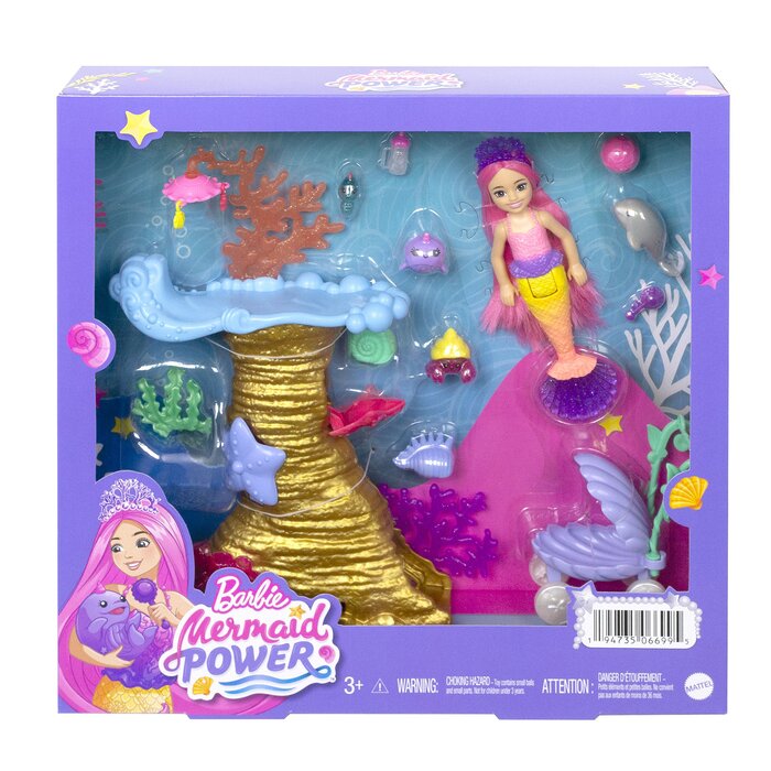 Mermaid Power Dolls And Playset - 33x7x32cm