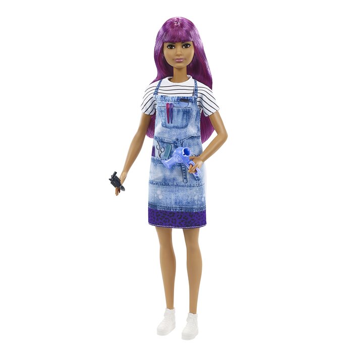 Career Doll Asst Barbie Career Salon Stylist - 5x11x32cm