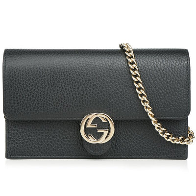 Icon Gg Interlocking Wallet On Chain Crossbody Bag 615523 - Fixed Size