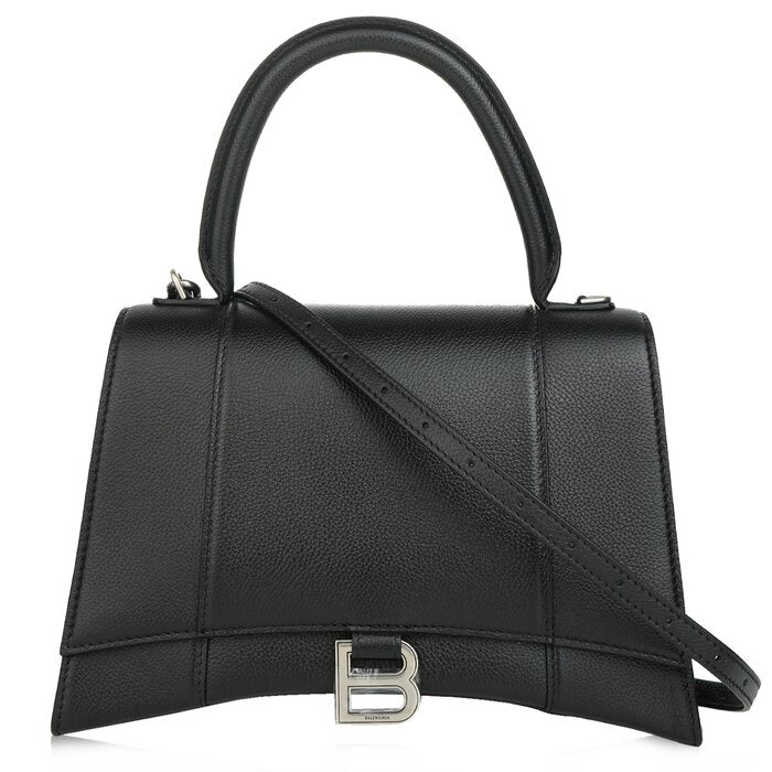 Hourglass Top Handle Bag - Black