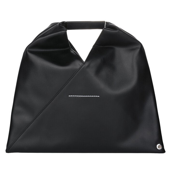 Mm6 Japanese Top Handle Tote Bag - Black