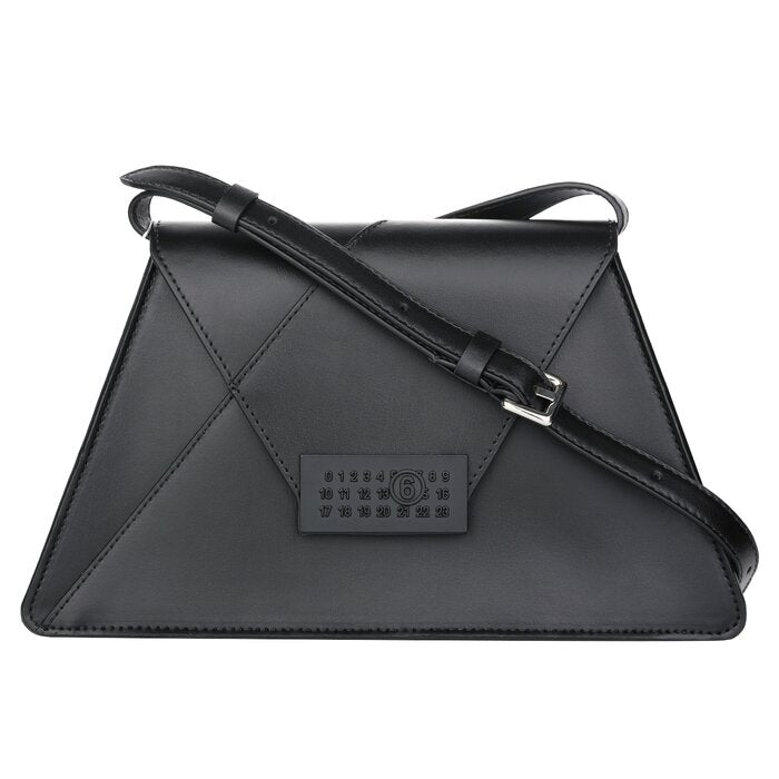 Mm6 Japanese Leather Shoulder Bag - Black